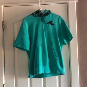 Nike Mens Short Sleeve Hoodie